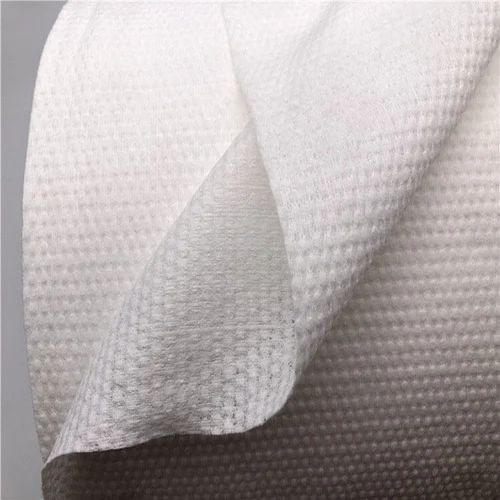 Breathable Embossed Disposable Towel Nonwoven Fabric for Wet Wipes Viscos Cotton Spunlace Non Woven Fabric