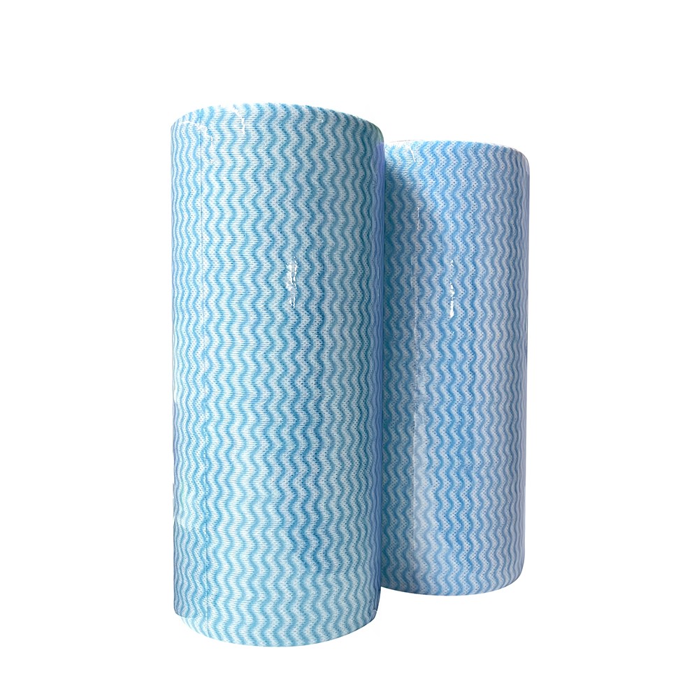 Jumbo Roll Printed Spunlace Nonwoven for Making Cleaning Wipes