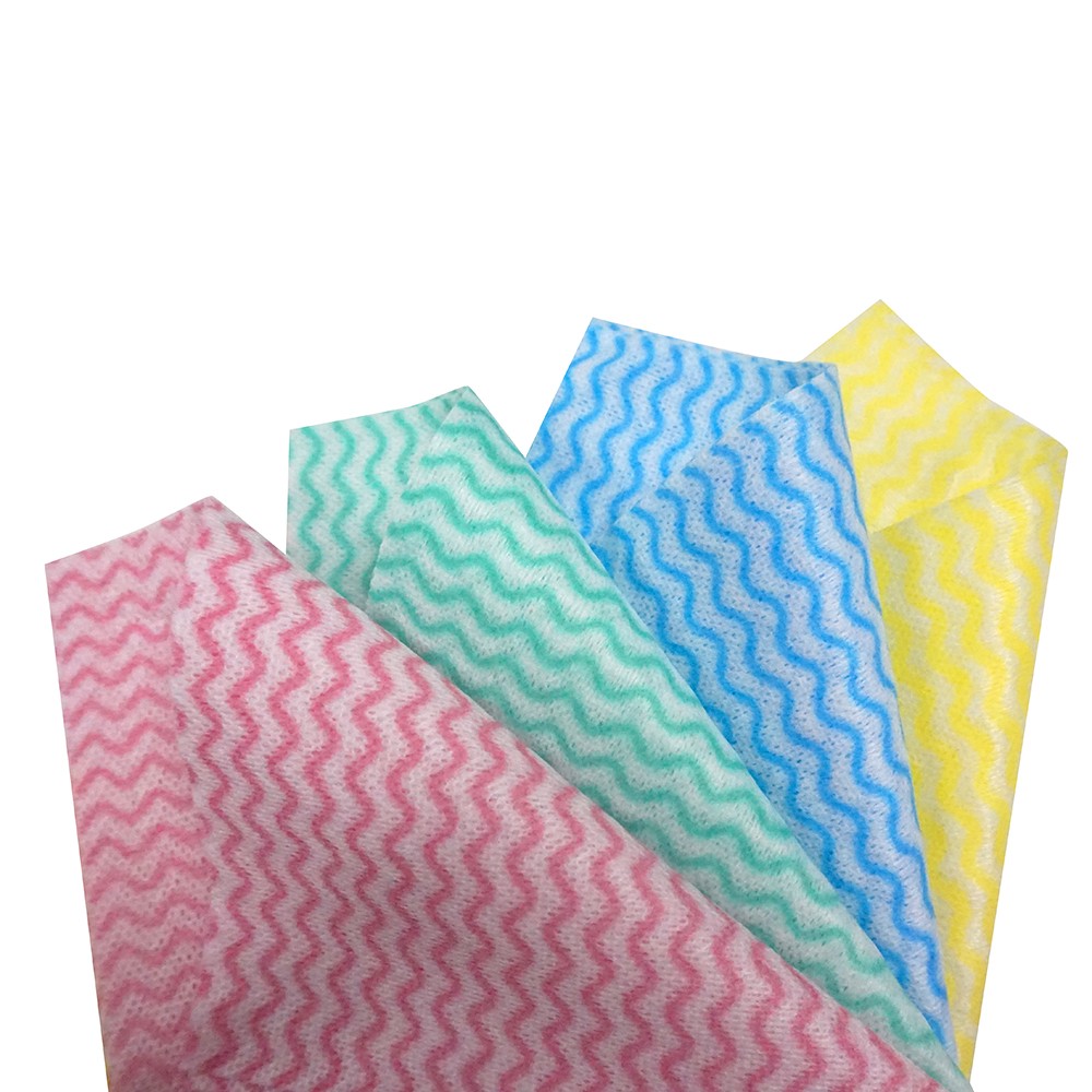 Jumbo Roll Printed Spunlace Nonwoven for Making Cleaning Wipes
