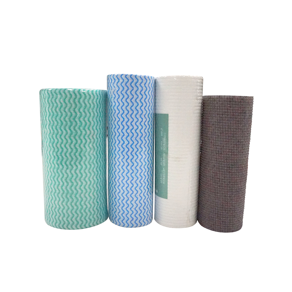 Jumbo Roll Printed Spunlace Nonwoven for Making Cleaning Wipes