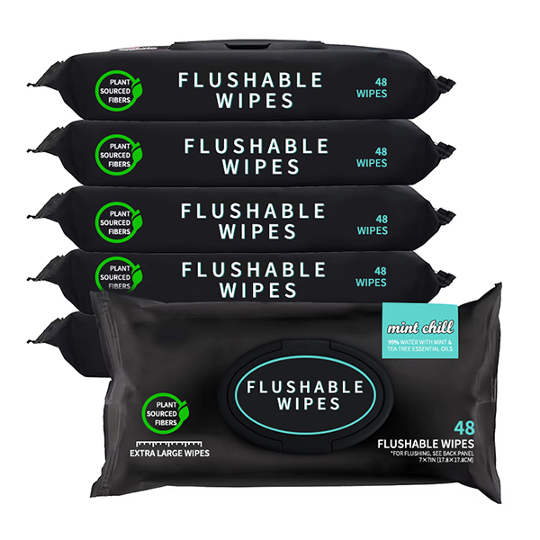 Top Seller Disposable Portable Freshness Boost Hygiene Care Flushable Wipes Gentle Clean Pure Care Wet Nonwoven Toilet Paper