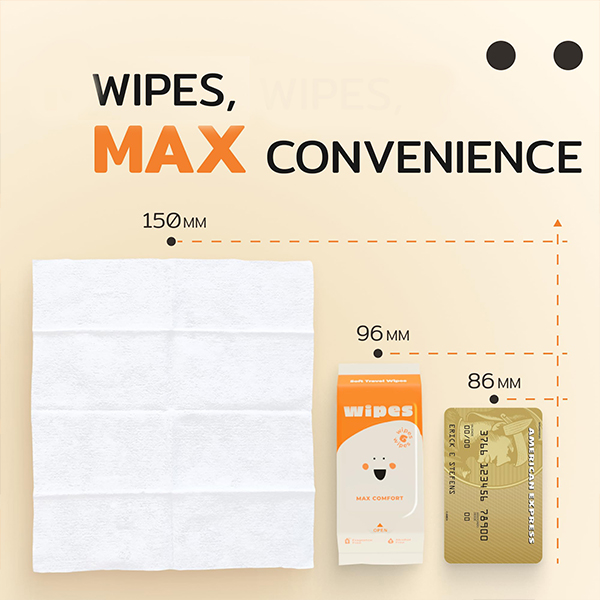 Spunlace Non Woven Wet Wipes Sensitive Skin Wet Wipes For Cleaning Babies