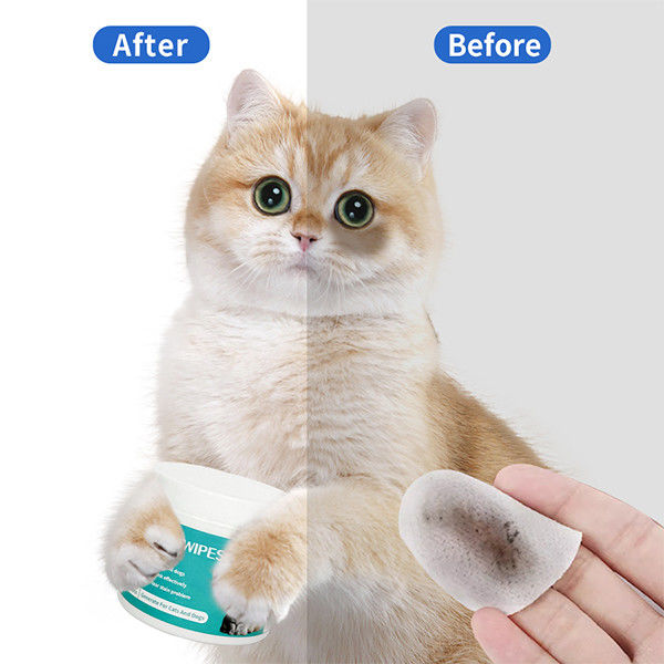 Customizable Gentle Pet Wet Wipes Hypoallergenic Eye Cleaning Wipes For Dogs