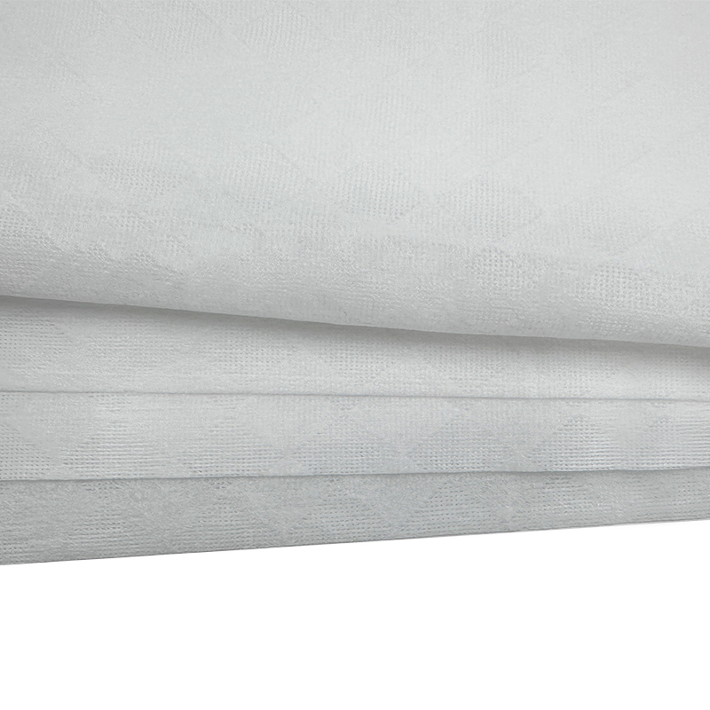 Custom 50g 30% Viscose Semi-cross Special Pattern Spunlaced Nonwoven Fabric for Wet Wipes