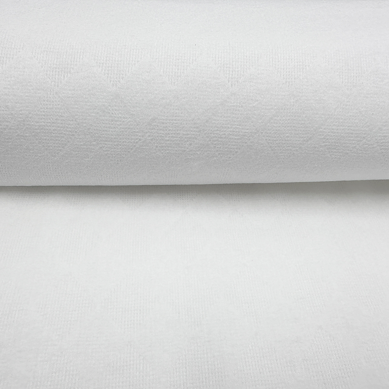 Custom 50g 30% Viscose Semi-cross Special Pattern Spunlaced Nonwoven Fabric for Wet Wipes