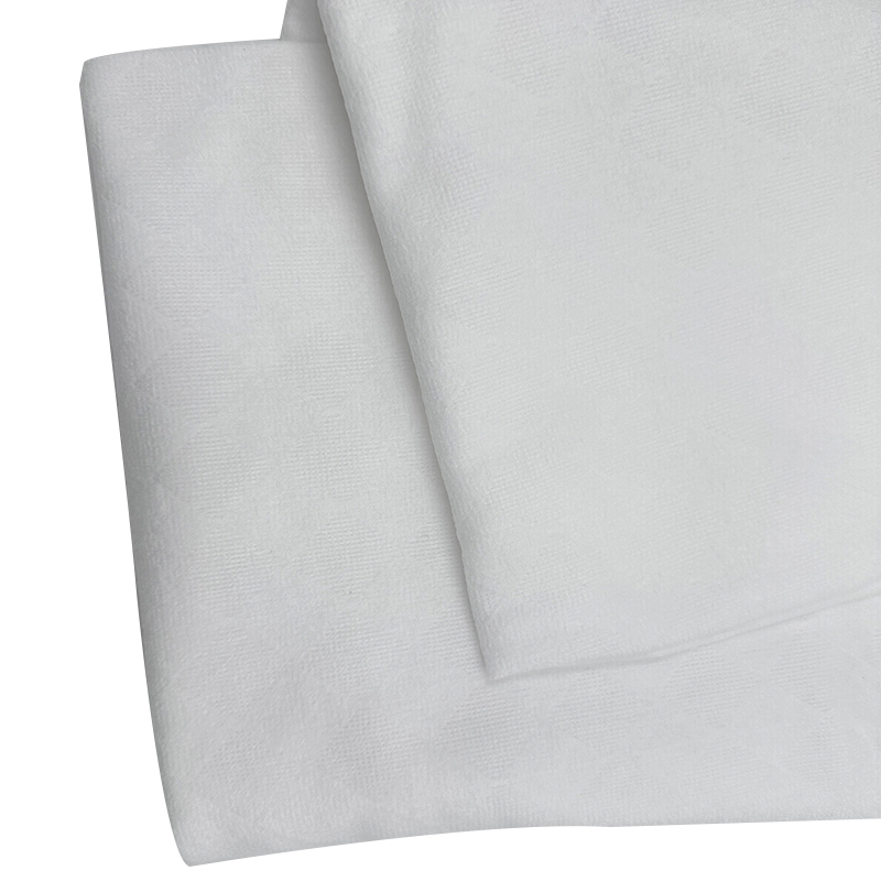 Custom 50g 30% Viscose Semi-cross Special Pattern Spunlaced Nonwoven Fabric for Wet Wipes