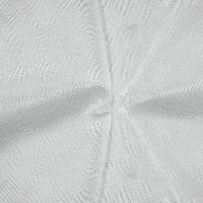 Custom 50g 30% Viscose Semi-cross Special Pattern Spunlaced Nonwoven Fabric for Wet Wipes